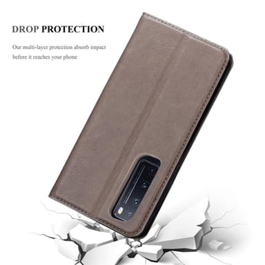 Huawei NOVA 7 PRO 5G Skal Fodral Case (Brun)