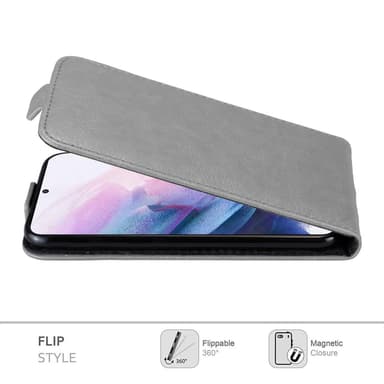 Samsung Galaxy S21 PLUS Flipfodral Skal (Grå)