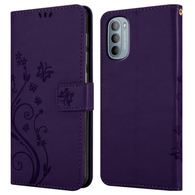 Motorola MOTO G31 / G41 Plånboksfodral Skal (Lila)