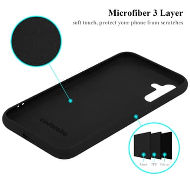 Samsung Galaxy A13 5G Skal Fodral Case (Svart)