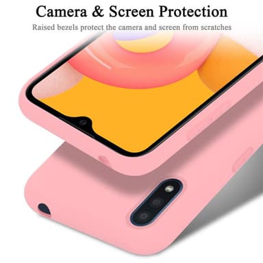 Samsung Galaxy A01 Skal Fodral Case (Rosa)