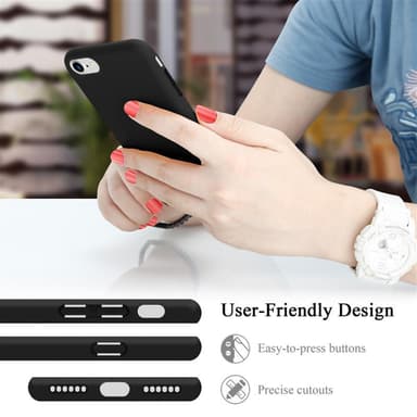 iPhone 7 / 7S / 8 / SE 2020 Skal Fodral Case (Röd)