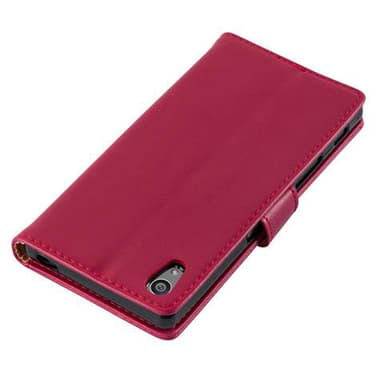 Sony Xperia Z5 Plånboksfodral Skal (Röd)