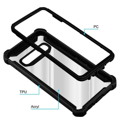 Samsung Galaxy S10 PLUS Skal Fodral Case (Svart)