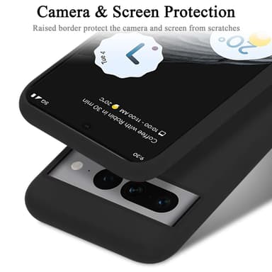 Google PIXEL 7 PRO Skal Fodral Case (Svart)