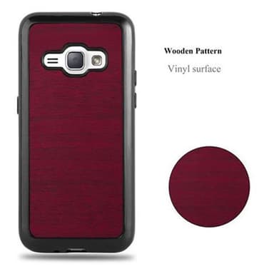 Samsung Galaxy J1 2016 Skal Fodral Case (Röd)
