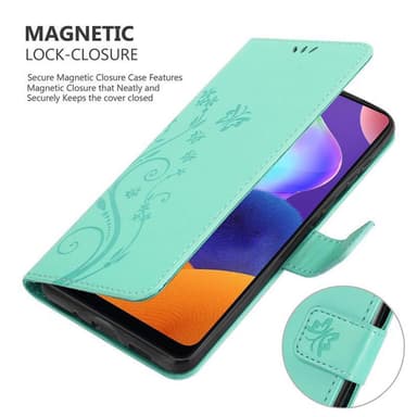 Samsung Galaxy A31 Plånboksfodral Skal (Turkos)
