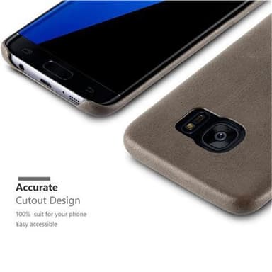 Samsung Galaxy S7 EDGE Skal Fodral Case (Brun)
