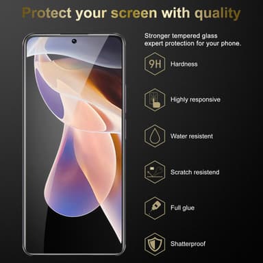 Xiaomi RedMi NOTE 11 PRO 4G / 5G Skyddsglas Skyddsfilm