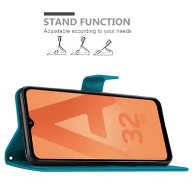 Samsung Galaxy A32 5G Plånboksfodral Skal (Blå)