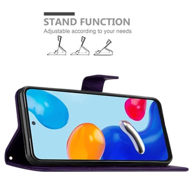 Xiaomi Mi 10 LITE Plånboksfodral Skal (Lila)