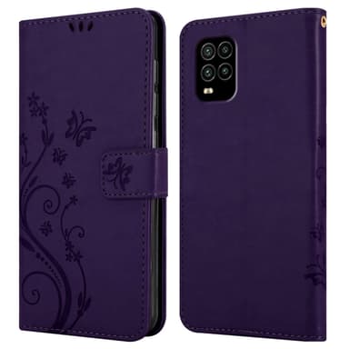 Xiaomi Mi 10 LITE Plånboksfodral Skal (Lila)