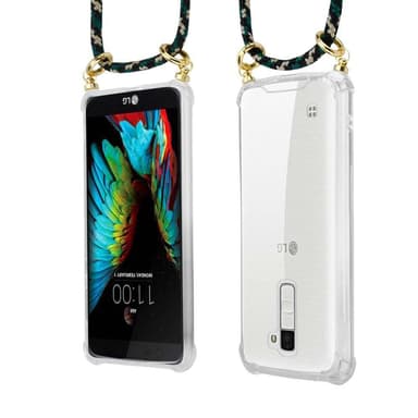 LG K10 2016 Skal Fodral Kedja (Brun)