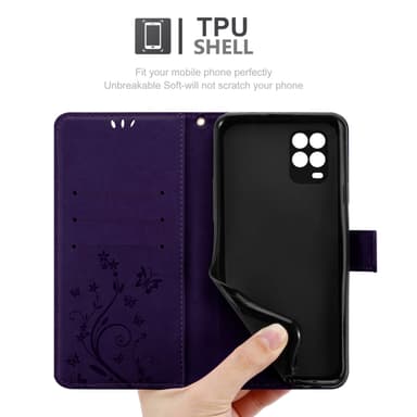 Xiaomi Mi 10 LITE Plånboksfodral Skal (Lila)