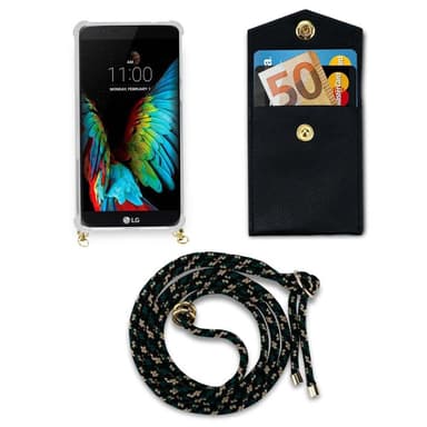 LG K10 2016 Skal Fodral Kedja (Brun)
