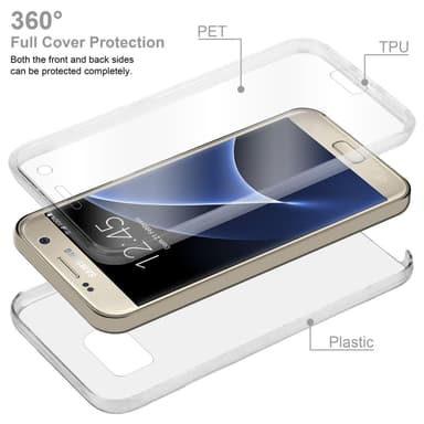 Skal Samsung Galaxy S7 Fodral Case (Transparent)