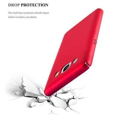 Samsung Galaxy J7 2016 Skal Fodral Case (Röd)