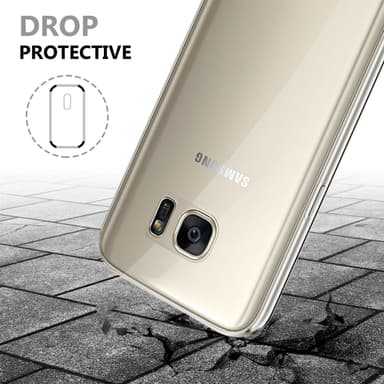Skal Samsung Galaxy S7 Fodral Case (Transparent)
