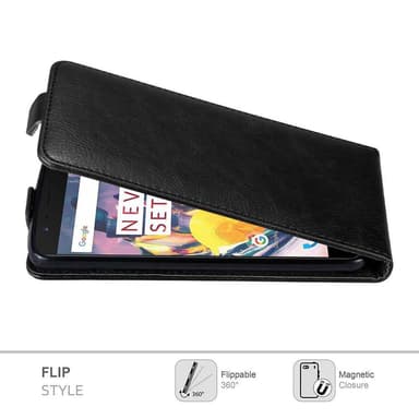 OnePlus 3 / 3T Flipfodral Skal (Svart)