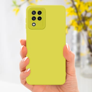 Samsung Galaxy M22 / M32 4G Skal Fodral Case (Gul)