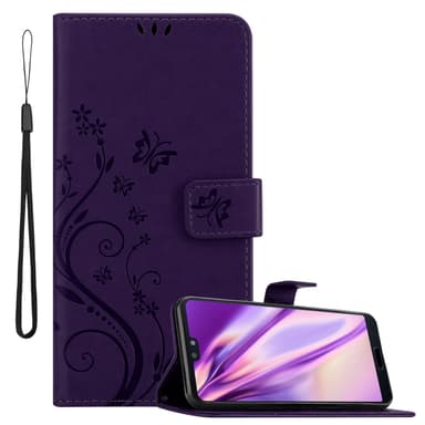 Huawei P20 Plånboksfodral Skal (Lila)