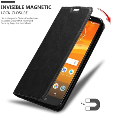 Motorola MOTO E5 PLUS Skal Fodral Case (Svart)