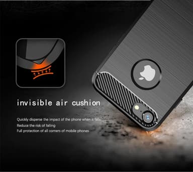 iPhone 7 / 7S / 8 Skal Fodral Case (Svart)