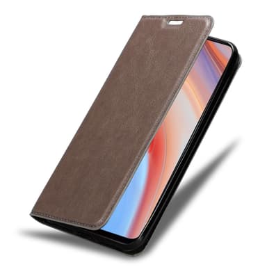Oppo Reno4 Skal Fodral Case (Brun)