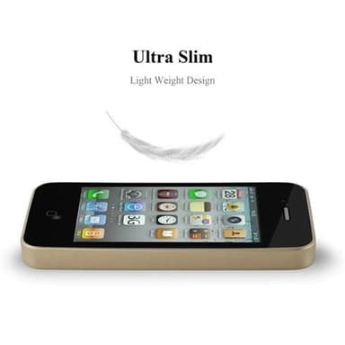 Skal iPhone 4 / 4S Fodral Case (Guld)