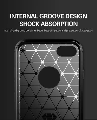 iPhone 7 / 7S / 8 Skal Fodral Case (Svart)