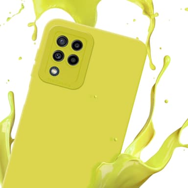 Samsung Galaxy M22 / M32 4G Skal Fodral Case (Gul)
