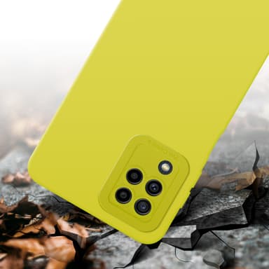 Samsung Galaxy M22 / M32 4G Skal Fodral Case (Gul)