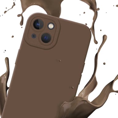 iPhone 14 Skal Fodral Case (Brun)