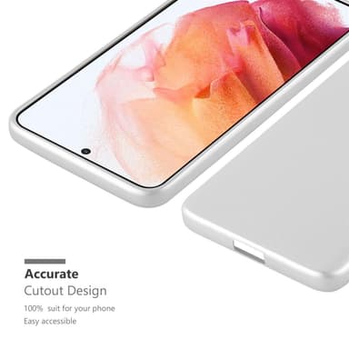 Skal Samsung Galaxy S21 5G Fodral Case (Silver)