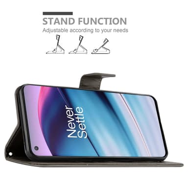 OnePlus Nord CE 5G Plånboksfodral Skal (Grå)