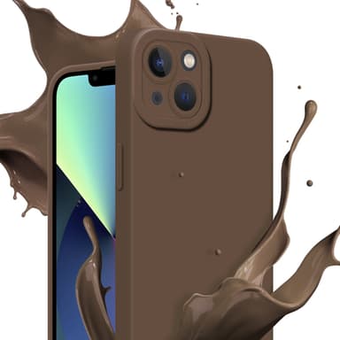 iPhone 14 Skal Fodral Case (Brun)