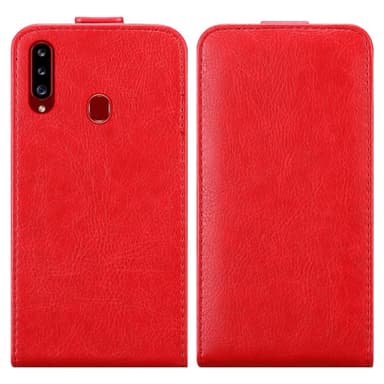 Samsung Galaxy A20s Flipfodral Skal (Röd)