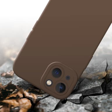 iPhone 14 Skal Fodral Case (Brun)