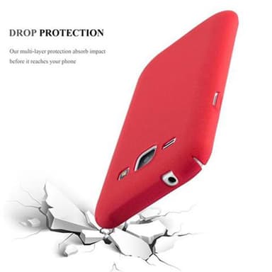 Samsung Galaxy J1 2015 Skal Fodral Case (Röd)