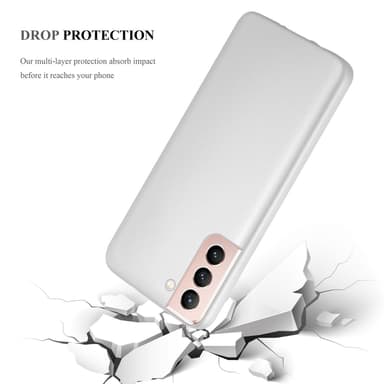 Skal Samsung Galaxy S21 5G Fodral Case (Silver)