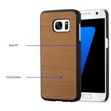 Samsung Galaxy S7 Skal Fodral Case (Brun)