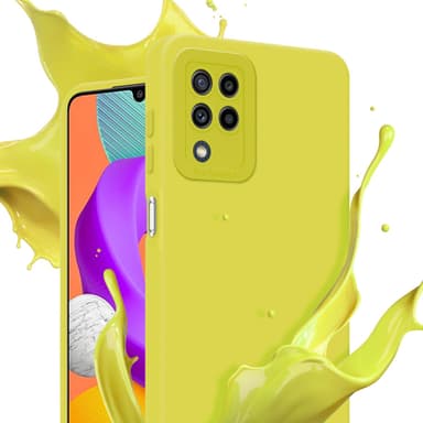 Samsung Galaxy M22 / M32 4G Skal Fodral Case (Gul)