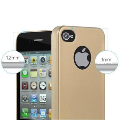 Skal iPhone 4 / 4S Fodral Case (Guld)