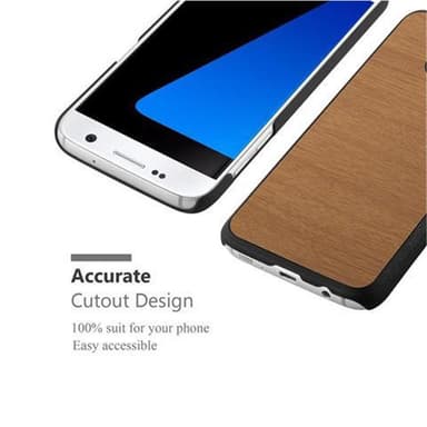 Samsung Galaxy S7 Skal Fodral Case (Brun)