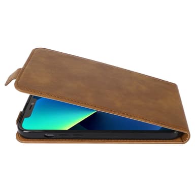 iPhone 13 Flipfodral Skal (Brun)
