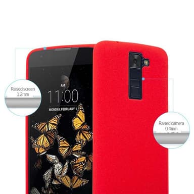 Skal LG K8 2016 Fodral Case (Röd)