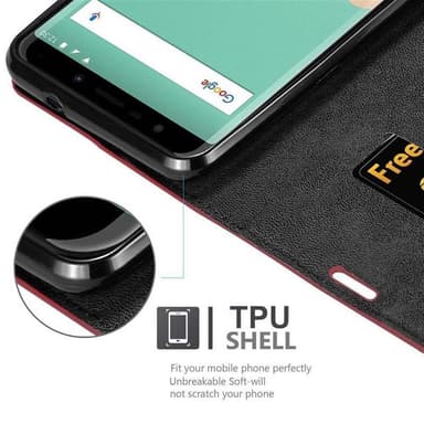 WIKO VIEW GO Skal Fodral Case (Röd)