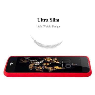 Skal LG K8 2016 Fodral Case (Röd)