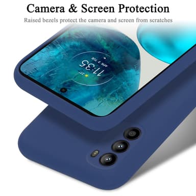 Motorola MOTO G52 4G / G82 5G Skal Fodral Case (Blå)