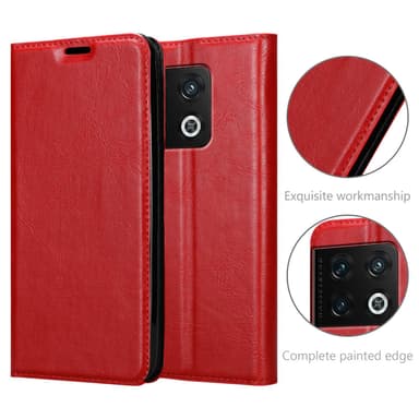OnePlus 10 PRO 5G Skal Fodral Case (Röd)